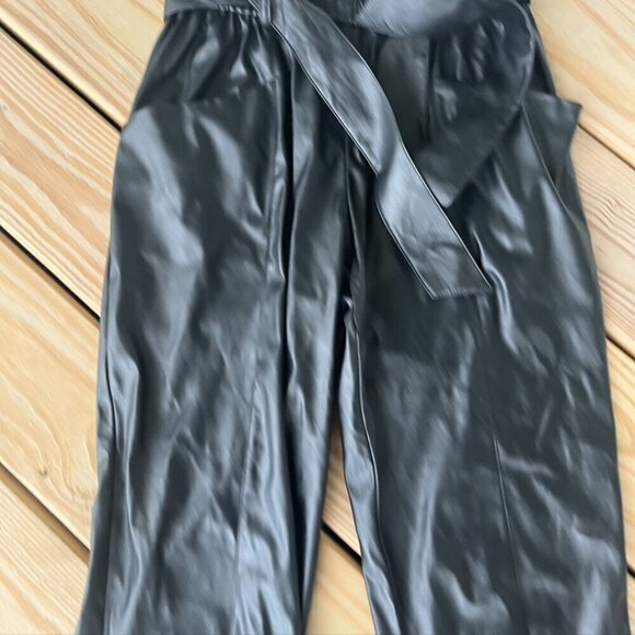RAMY BROOK Faux Leather Paper Bag Pants - Picture 5 of 11